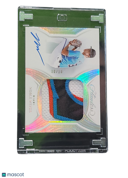 2025 Panini Flawless Patch Auto Noble Meyer #PPA-NM Prospect Patch 10/10
