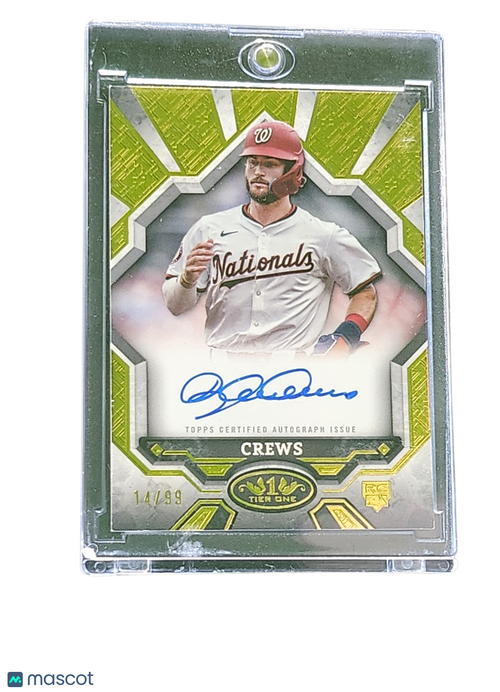 2025 Topps Tier One Baseball Dylan Crews #BOA-DC 14/99