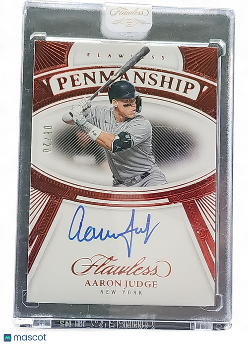 2024 Panini Flawless Baseball Penmanship Aaron Judge #FP-AJ 08/20