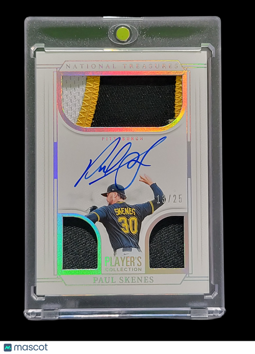 2025 Panini National Treasures Baseball Paul Skenes #PC-PSK Patch /25