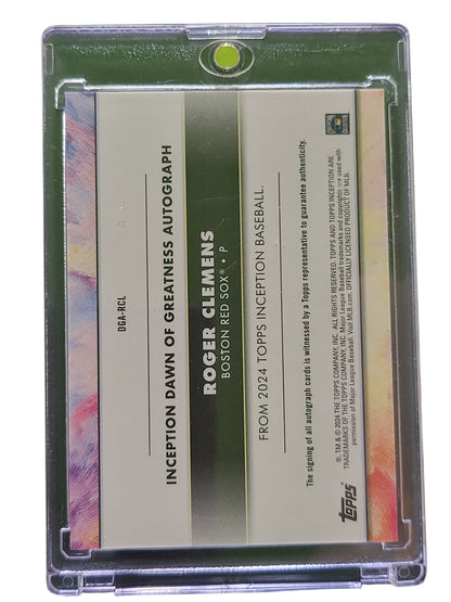 2024 Topps Inception Dawn of Greatness Roger Clemens #DGA-RCL