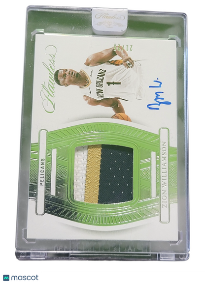 2024 Panini Flawless Zion Williamson #EPA-ZWN Patch Memorabilia