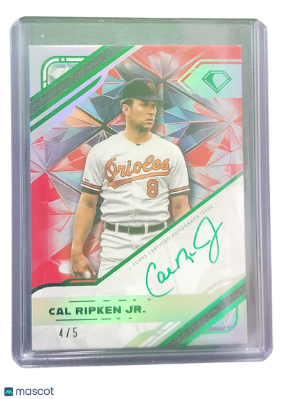 2025 Topps Diamond Cal Ripken Jr. #WPA-CRJ 4 / 5 White Polychromatink Auto Card