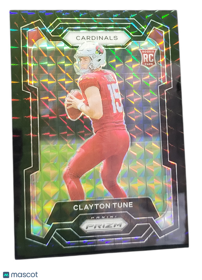 2023 Panini Prizm Clayton Tune #302 Black Shimmer RC 1 of 1