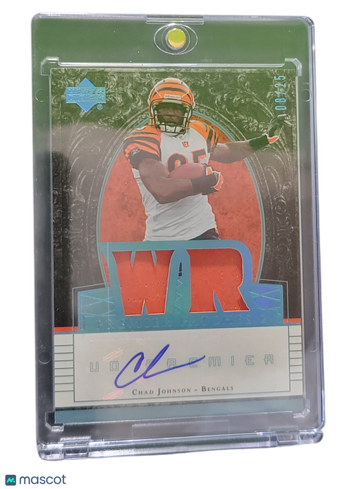 2007 Upper Deck UD Premier Premier 2 Chad Johnson #PP2-JO Game-Used Patch