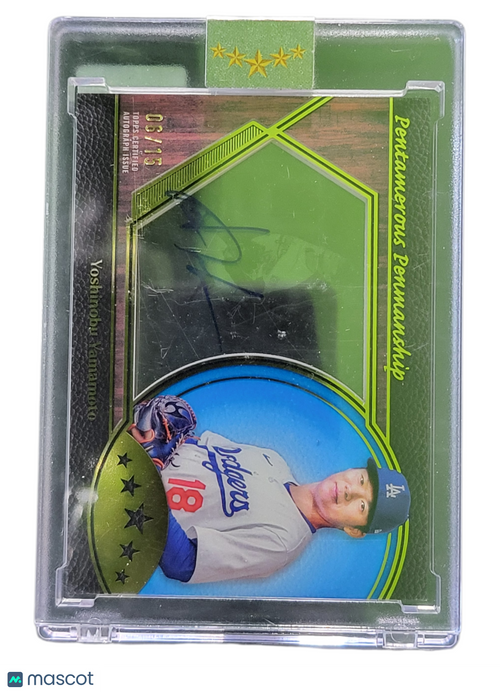 2025 Topps Five Star Pentamerous Penmanship Yoshinobu Yamamoto #PP-YY 06/15