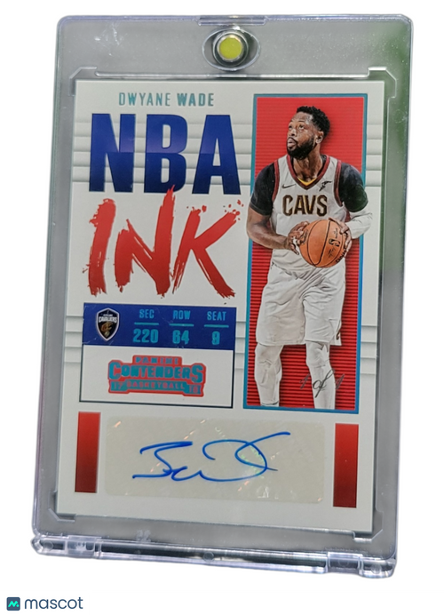 2018 Panini Contenders NBA Ink Dwyane Wade #NI-DWD