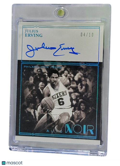 2021 Panini Noir Julius Erving #AB-JUL /