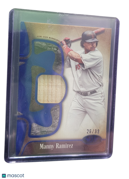 2026 Topps Tier One Manny Ramirez #T1LR-MR Relic 26/99 Game-Used Memorabilia