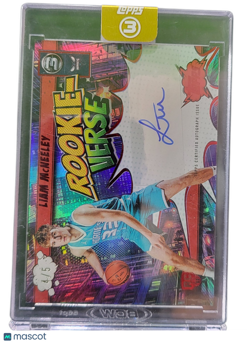 2026 Topps 3 Rookie-Verse Liam McNeeley #RV-LM