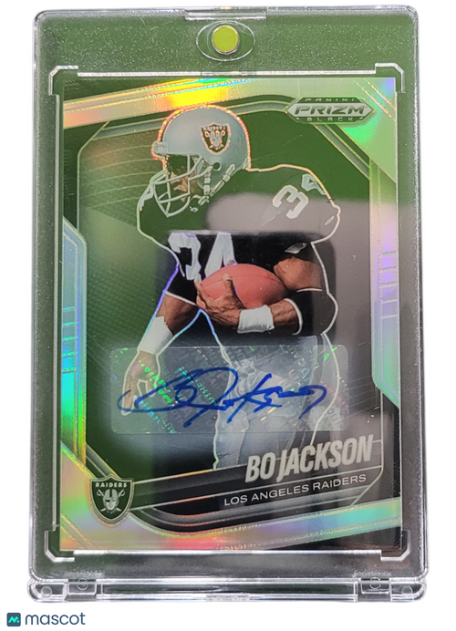 2026 Panini Prizm Black Football Bo Jackson #112 Green