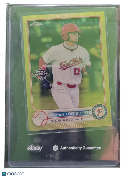 2022 Topps Chrome Pro Debut Branden Boissiere #PDC-36 Yellow