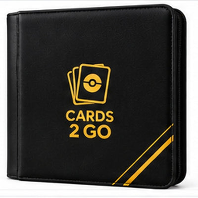 CARDS 2 GO 9-Pocket Trading Card Binder – 360 Card Capacity