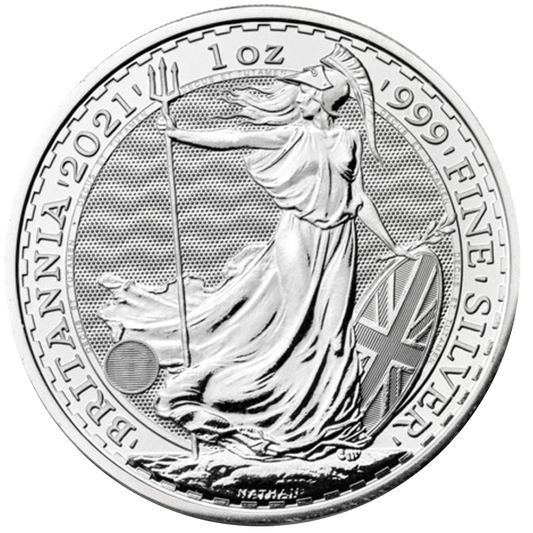 2021 1 oz Silver Britannia Great Britain