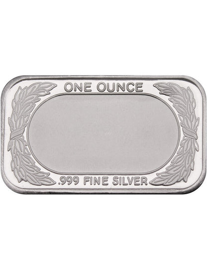 1 oz SilverTowne American Flag Silver Bar