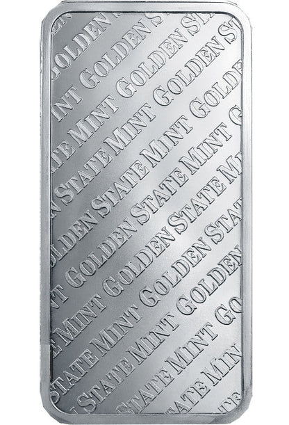 10 oz Golden State Mint Silver Bar