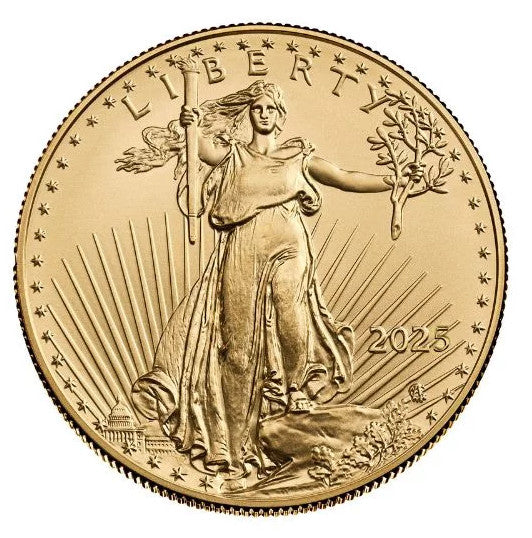 2025 1/4 oz American Gold Eagle Coin BU