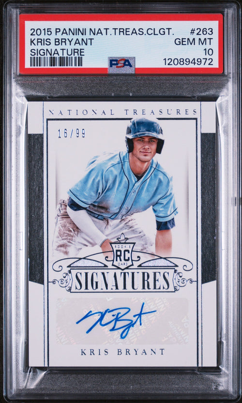 2015 National Treasures #263 Kris Bryant Signatures /99 PSA 10 120894972
