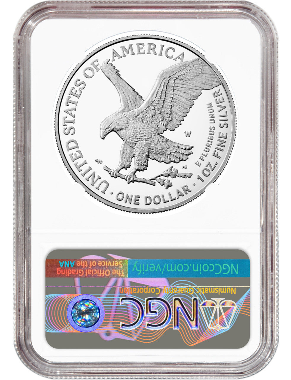 2023-W Proof Silver Eagle First Day of Issue Red Book NGCX PF10 Ultra Cameo
