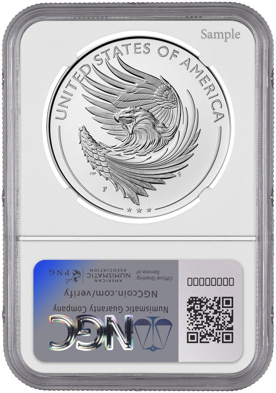 2025-P American Liberty Series Silver Medal AR NGC PF70 Harrigal