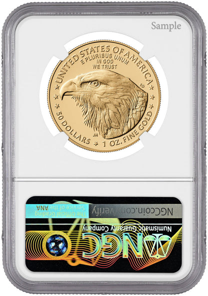 2026-W 1 oz Proof Gold Eagle 250 Liberty Bell FDI NGC PF70 (1776-2026)