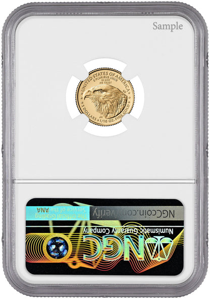 2026-W 1/10 oz Proof Gold Eagle 250 Liberty Bell AR NGC PF70 Harrigal (1776-2026)