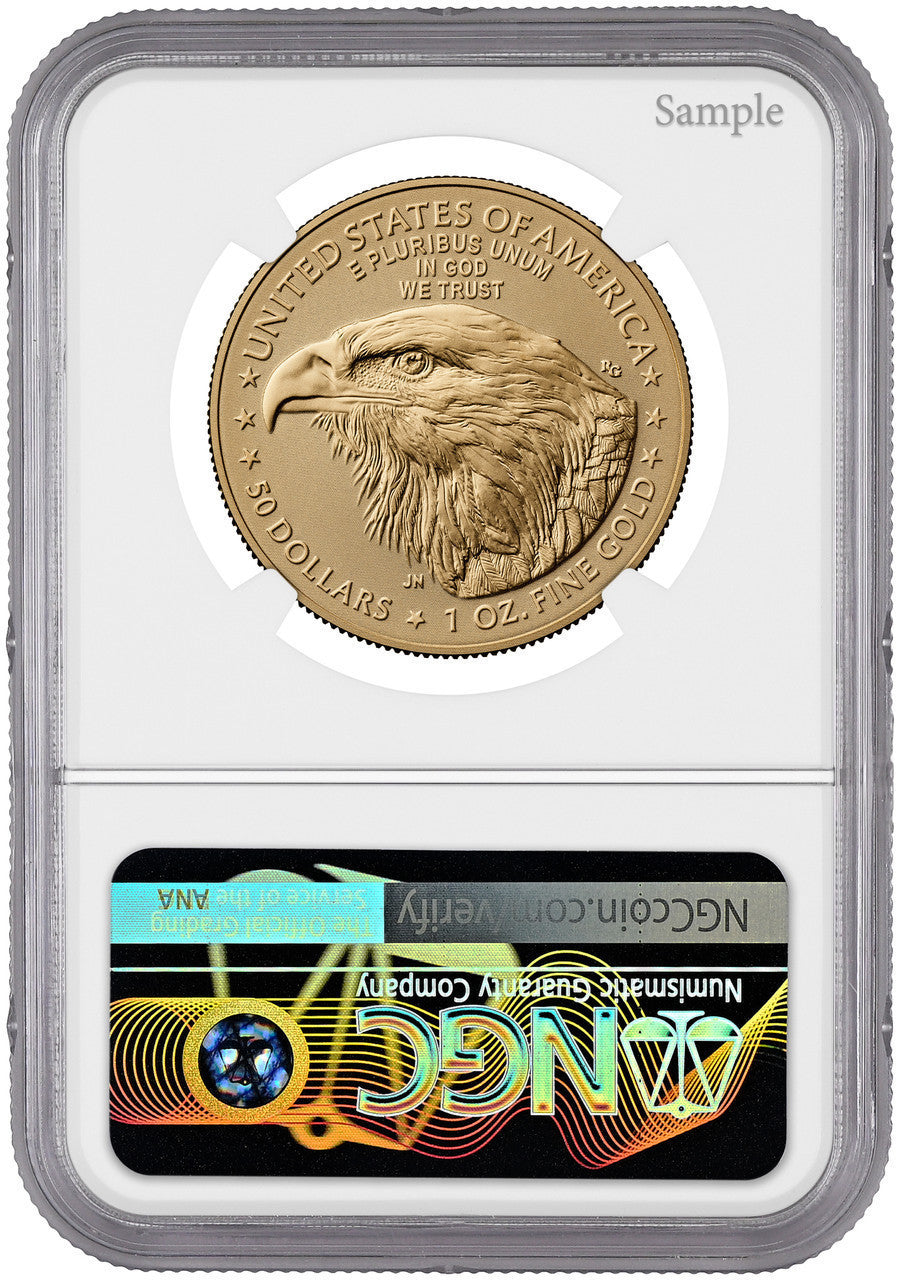 2026-W 1 oz Enhanced Gold Eagle 250 FDI NGC MS70 (1776-2026) Harrigal