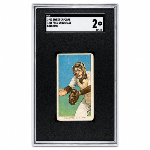 1910 Fred Snodgrass T206 SGC 2
