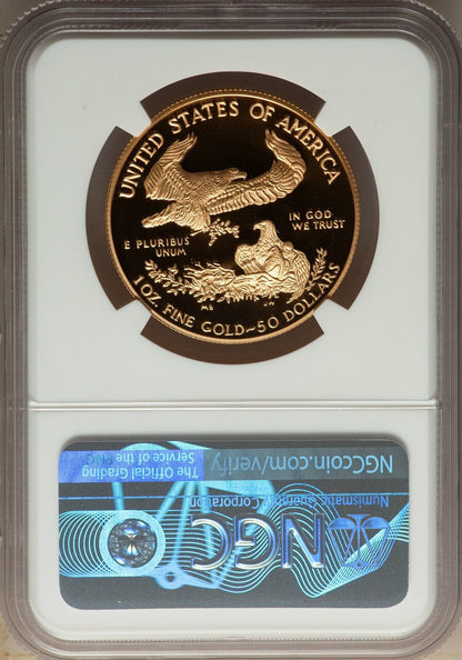 1995-W Complete 4 Coin American Gold Eagle 10th Anniversary Set NGC PF70UCAM