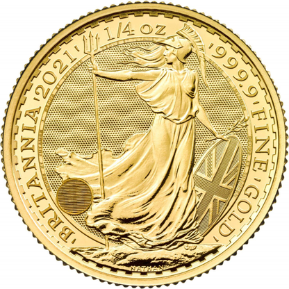 2021 1/4 OZ GREAT BRITAIN GOLD BRITANNIA