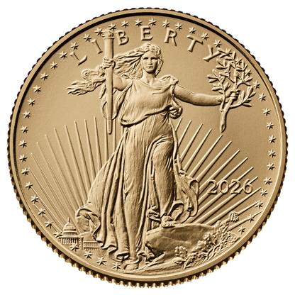 2026 1/4 oz American Gold Eagle Gold Coin Brilliant Uncirculated