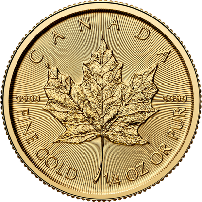 2026 1/4 oz Canadian Gold Maple Leaf Coin BU