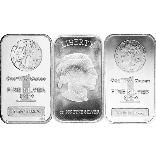 1 oz Silver Bar (Random Mint)