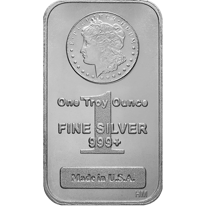 1 oz Morgan Design Silver Bar