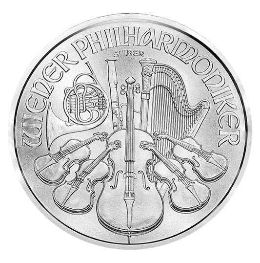 1 oz Austrian Silver Philharmonic (Random Year)