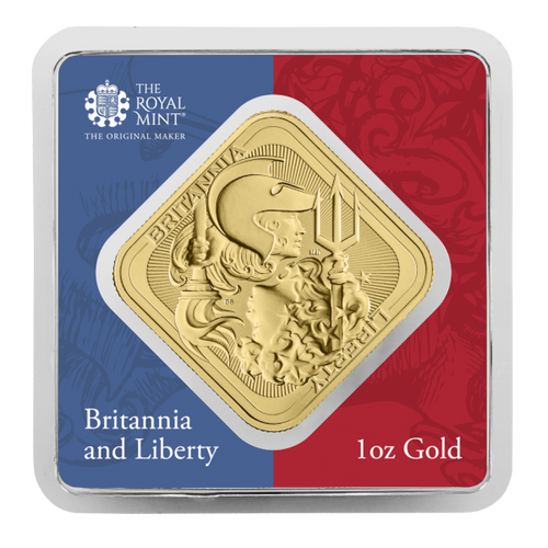 1 oz Britannia and Liberty Gold Bar