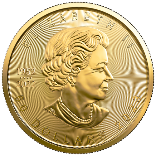 2023 1 oz Canadian Gold Maple Leaf Coin BU