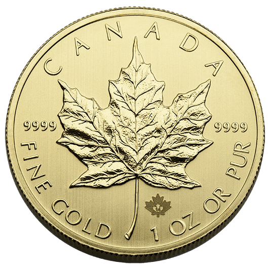 1 oz Canadian Gold Maple Leaf .9999 Fine (Random Year)