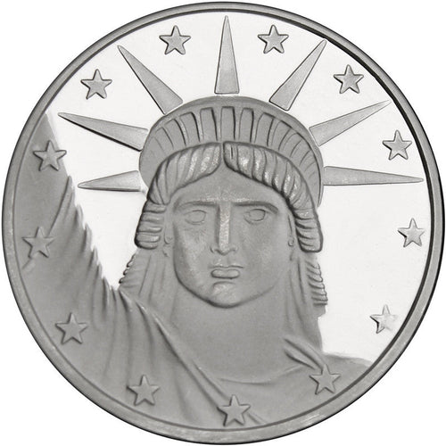 1 oz SilverTowne Lady Liberty Silver Round