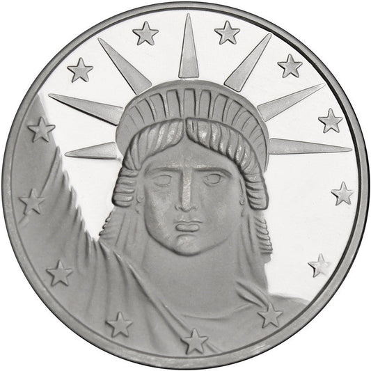 1 oz SilverTowne Lady Liberty Silver Round
