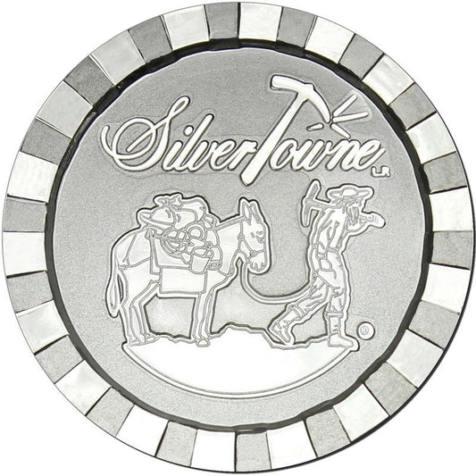 5 oz SilverTowne Prospector Stackable Silver Round