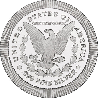 1 oz SilverTowne Morgan Stackable Silver Round