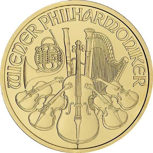 1 oz Austrian Gold Philharmonic Coin (Random Year)