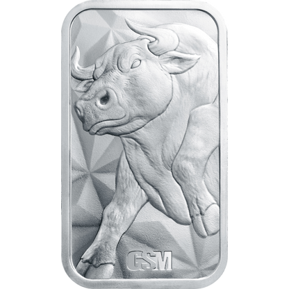 1 oz Bull & Bear Silver Bar – Golden State Mint