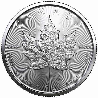 2021 1 oz Canadian .9999 Silver Maple Leaf Coin BU