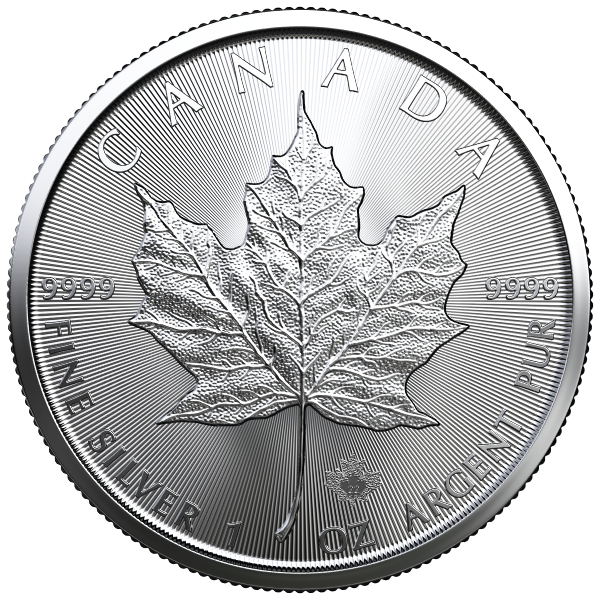 2022 1 oz Canadian Silver Maple Leaf $5 Coin .9999 Fine BU