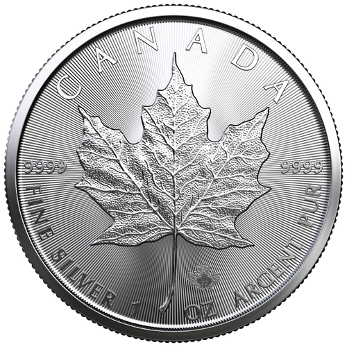 2022 1 oz Canadian Silver Maple Leaf $5 Coin .9999 Fine BU