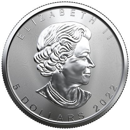 2022 1 oz Canadian Silver Maple Leaf $5 Coin .9999 Fine BU