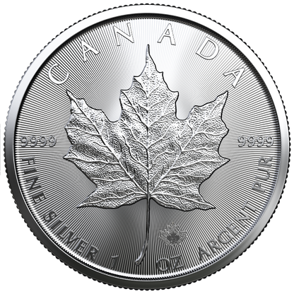 2023 1 oz Canadian Silver Maple Leaf Coin BU