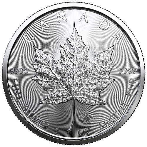 2023 1 oz Canadian Silver Maple Leaf Coin BU